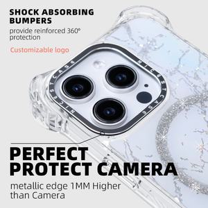 Coque de téléphone personnalisée antichoc AIKUSU avec finition époxy et support de charge sans fil pour iPhone 17, 16, 15 Series - Product Image 3