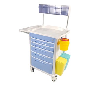 Carrito de Hospital ABS 890x520x824mm Multifuncional para Tratamiento y Enfermería con Cajones y Ruedas para Uso Médico - Product Image 5