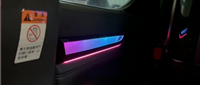 Éclairage d'ambiance intérieur LED 256 couleurs Crystal Upgrade pour Toyota Alphard 2015-2023, accessoires de bande lumineuse RHD/LHD