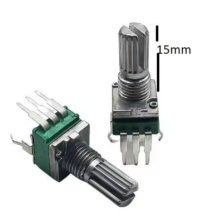 Good Quality RK097 15mm B50K Potentiometer Audio VideoAmplifier 10ka 10k 50k 100K500K 1M Potentiometer 10KB