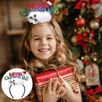 Nouveauté Décorations de Noël Fournitures Fête de Noël Nouveautés Bandeau de Noël Nouveauté Accessoire de tête drôle