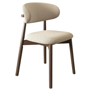 Sedia da Pranzo Senza Braccioli in Legno Massello Stile Nordico di Alta Gamma con Schienale Morbido per <span class=keywords><strong>Arredamento</strong></span> Casa <span class=keywords><strong>e</strong></span> Hotel - Product Image 5