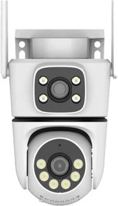 Caméra de sécurité PTZ Tuya 8MP à double objectif, extérieure, 4K HD, double écran, <span class=keywords><strong>surveillance</strong></span>, caméras WiFi 2.4G et 5G avec vision nocturne couleur - Product Image 2