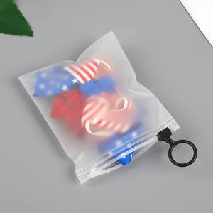 Bolsa de almacenamiento a prueba de polvo con cierre de cremallera para calcetines y ropa interior, en stock, gruesa, ecológica, con embalaje transparente. - Product Image 1