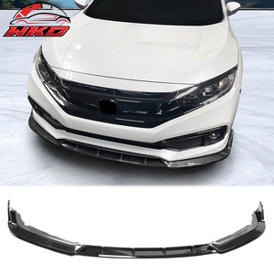 เหมาะสำหรับ Honda Civic Sedan ปี 19-21 ชุดแต่งกันชนหน้าสไตล์ IKON คาร์บอนไฟเบอร์ลายไฮโดรไดป์ (ผิวเงา/ผิวเรียบ) - Product Image 1