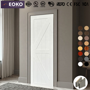 Porte intérieure en bois MDF insonorisée EOKO pour appartement, moderne, vente en gros, pré-montée - Product Image 3