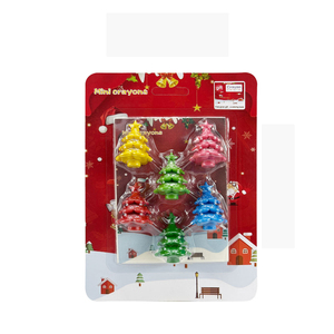 Emballage personnalisé <span class=keywords><strong>de</strong></span> haute qualité non toxique 3D Crayons <span class=keywords><strong>en</strong></span> plastique sur le thème <span class=keywords><strong>de</strong></span> Noël avec livret pour enfants Jouets <span class=keywords><strong>de</strong></span> <span class=keywords><strong>dessin</strong></span> promotionnels - Product Image 4