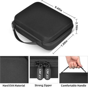 Estuche de Viaje de EVA Compatible con <span class=keywords><strong>Philips</strong></span> Norelco Multigroom 7000 <span class=keywords><strong>5000</strong></span>, Bolsa de Almacenamiento para Recortadora, Protectores, Cargador y Accesorios - Product Image 3