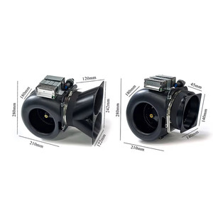 Ventilateur de refroidissement d'air métallique à montage sur table 2026, souffleur de ventilation électrique amélioré, silencieux pour boîtier de serveur, moteur CC sans balais - Product Image 2