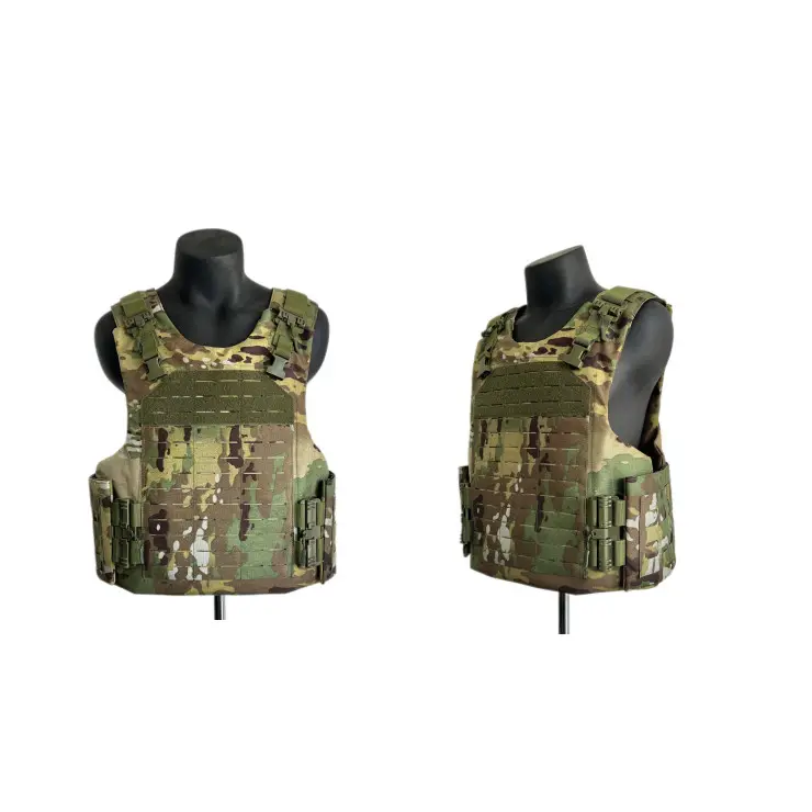 Laser quick-break tactical vest new camouflage outdoor training equipment vest can be added multi-functional training clothes