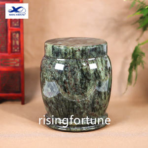 جرة بالغين من العقيق والرخام ، رماد حرق الجثث بتصميم تقليدي ، جرة تذكارية بأحجار يدوية الصنع - Product Image 3