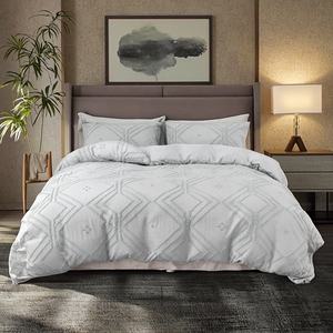 طقم غطاء لحاف 3 لحفل الزفاف طقم مفارش سرير طقم غطاء لحاف بيج - Product Image 2