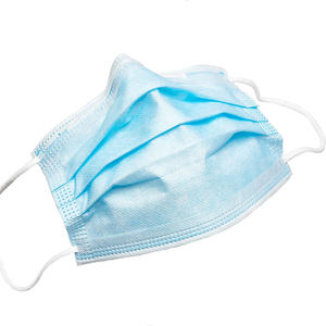 Penutup wajah sekali pakai, motif merah muda <span class=keywords><strong>3</strong></span> lapis, Respirator bersertifikasi EN149 dengan 95%/98%/99% BFE pola datar tipe I/II/IIR - Product Image 6