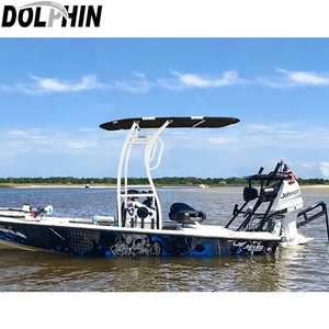 Dolphin Pro2 nhôm ống thuyền T TOP trung tâm giao diện điều khiển T TOP Trắng tráng khung với màu đen tán - Product Image 3