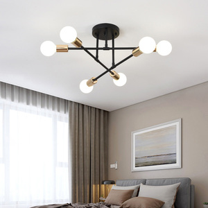 China Best Price Contemporary Modern Round Multiple Rod Iron <b>Dining</b> Room Low Pendant <b>Lights</b> Chandeliers Ceiling <b>Light</b> - Product Image 4