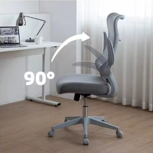 Chaise de bureau ergonomique pivotante en maille pour ordinateur, fabriquée en Chine, dossier haut, chaises de bureau pour ordinateur - Product Image 5