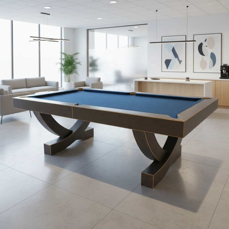 Foldable Billiard Pool Table with Snooker