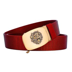 Qualité Designer Populaire Casual Toile <span class=keywords><strong>Ceinture</strong></span> Street Wear Automatique <span class=keywords><strong>Boucle</strong></span> Nylon Tissu Ceintures pour Hommes 3.5mm Épaisseur <span class=keywords><strong>Boss</strong></span> Mode - Product Image 4