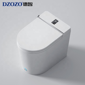 Inodoro Inteligente de Una Pieza con Control Remoto, Asiento con Calefacción, Descarga Automática, Sensor de Pie, Diseño Moderno sin Tanque, LED - Product Image 5