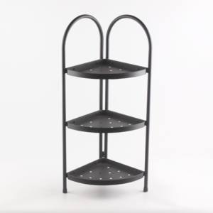 可移动3层车库电线搁板货架储物蔬菜水果篮金属滚动储物篮带轮子 - Product Image 4