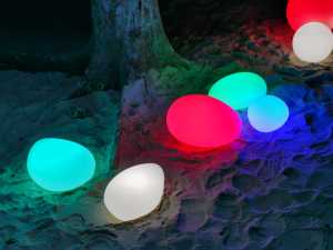 Everstar Pelouse Lumière Cailloux Creative Extérieur Solaire Jardin Lumières IP65 Étanche RVB Lampe Paysage Pierre Décoration Cour - Product Image 2
