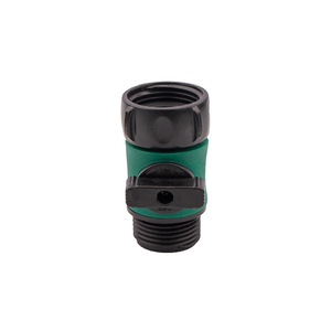 Connecteur de tuyau d'arrosage de jardin, valve droite filetée de 3/4 pouces pour l'irrigation par tuyau, raccord en plastique durable - Product Image 3
