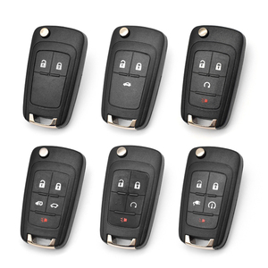 Topbest 2/3/4 botones funda Para llave de coche plegable con tapa remota Para Chevrolet Camaro/Cruze/Equinox/Impala/Malibu/Sonic - Product Image 5