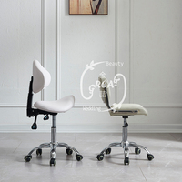 Foshan grand salon de beauté meubles hauteur réglable équipement de spa spa facial manucure tabouret chaise