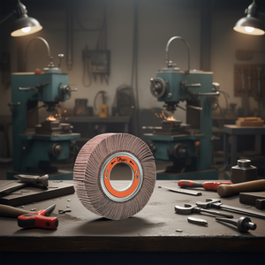 Ttake Abrasive Cloth Flap <b>Wheel</b> 165x50x54 Mm With Hole For <b>Grinding</b> And Polishing - Product Image 3