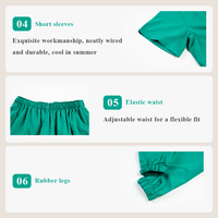 À la mode Logo Personnalisé Tissé À Manches Courtes Pharmacie Femmes Dentaire Médical Travail Porter Soins Infirmiers Hôpital Uniformes Scrubs Ensembles