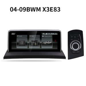 Android Auto Carplay pour X3 E83 04-09, navigation GPS, mise en miroir vidéo, BT, lecteur DVD, autoradio FM - Product Image 1