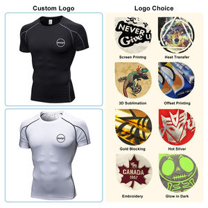 Blank Design Men's Split Two-Piece Sunscreen Short Sleeve <b>Surfing</b> Floating Swimwear Large Size Beach Swimming Trunks <b>Print</b> - Product Image 3