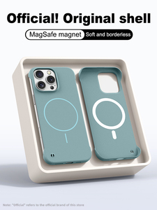 Custodia per telefono antiurto con ricarica wireless magnetica senza bordi di tendenza per Samsung, Huawei, Xiaomi e iPhone - Product Image 4