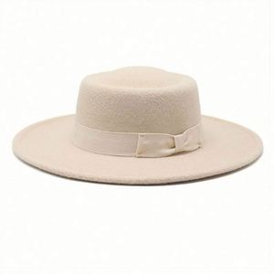 Chapeau en feutre de laine synthétique de bonne qualité, pas cher, unisexe, personnalisé, chapeaux pour femmes 2021, chapeaux Fedora Boraslino pour hommes - Product Image 4