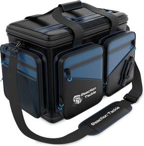 Sac à dos de pêche gratuit avec 4 boîtes à pêche 3700, fond en EVA IPX, sac à pêche de 55L avec porte-canne - Product Image 1