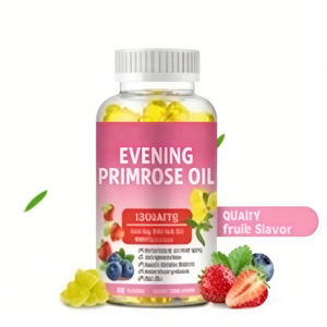 Gummies à l'huile d'onagre saveur fruitée pour l'équilibre hormonal et la santé de la peau, soutien pour femmes adultes, marque privée OEM, 60 unités - Product Image 3