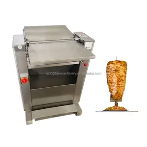 Tiết kiệm lao động shawarma cửa hàng Sử dụng nguyên shawarma thịt bò thịt Kebab Thịt Nướng làm cắt Slicer giá máy trên bán