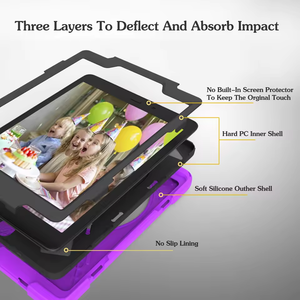 Custodia Rigida Robusta con Supporto per <span class=keywords><strong>Tablet</strong></span> <span class=keywords><strong>Samsung</strong></span> Galaxy Tab, <span class=keywords><strong>Cover</strong></span> Ibrida Girevole a 360° con Tracolla e Cinghia da Polso - Product Image 6