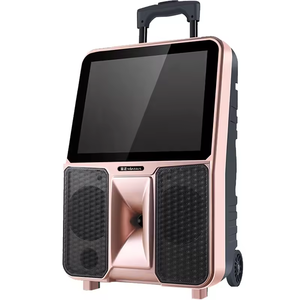 Vuông Dance âm thanh với màn hình di động ngoài trời sạc loa Máy nghe nhạc karaoke bài hát Micro không dây - Product Image 1