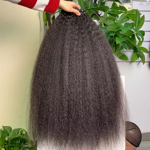 Peluca frontal 13*4 de cabello humano Remy indio 100% liso y rizado, con encaje transparente, doble densidad garantizada, larga. - Product Image 3