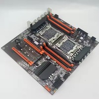 Carte mère X99 prenant en charge deux processeurs LGA2011 Xeon E5 2680 V4 et 32 Go de mémoire DDR4 2400 MHz pour ordinateur de bureau (seule la carte mère)