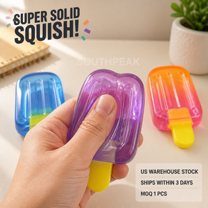 Jouet Squishy TPR Southpeak en forme <span class=keywords><strong>de</strong></span> bâtonnet <span class=keywords><strong>de</strong></span> <span class=keywords><strong>glace</strong></span>, vente en gros, toucher doux, à presser, sensoriel, cadeau coloré pour enfants, adolescents et adultes - Product Image 4