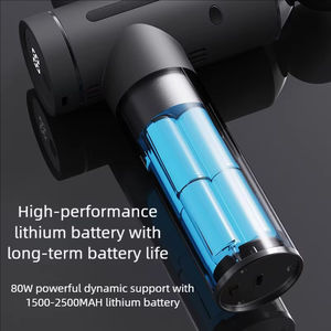 Pistola de masaje en frío y caliente personalizable fisioterapia relajación muscular <span class=keywords><strong>Mini</strong></span> máquina de masaje masajeador de frío caliente inalámbrico con 10 cabezales - Product Image 5