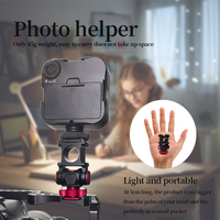 Support d'extension personnalisé en alliage d'aluminium pour griffe porte-accessoire d'appareil photo, triple griffe porte-accessoire, micro, éclairage vidéo LED, bras articulé avec vis 1/4''