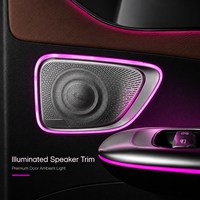 Kit d'éclairage d'ambiance pour Mercedes-Benz Classe C W206 2022-2025, ensemble d'éclairage intérieur multicolore, plug and play