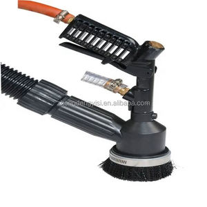 Machine de sablage compacte automatique de 28 gallons pour l'élimination de la rouille et de l'huile, avec retour de sable et abrasifs, utilisant des perles de verre de corindon brun grenat - Product Image 4