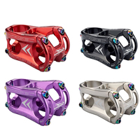 Aksesoris Sepeda Gunung - Stem Handlebar Riser Pendek dari Bahan Aluminium CNC