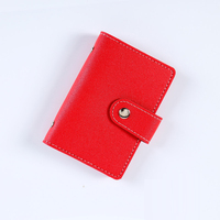 Kustom minebook Pu kulit pemegang kartu kredit dompet ramping kartu Visa Id Dompet