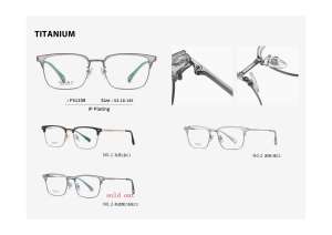 <span class=keywords><strong>Gafas</strong></span> Ópticas Cuadradas con Armazón de Titanio Puro y Lentes Acrílicas para Unisex, Ligeras y Duraderas - Product Image 2