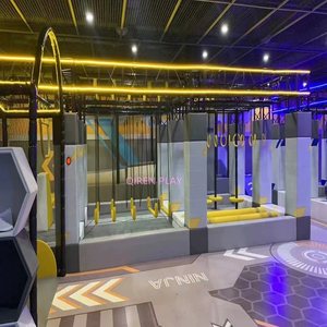 Parcours d'obstacles Offre Spéciale <span class=keywords><strong>Ninja</strong></span> <span class=keywords><strong>Warrior</strong></span> avec mousse Pit Fun et équipement d'exercice passionnant parc d'attractions pour enfants et adultes - Product Image 3